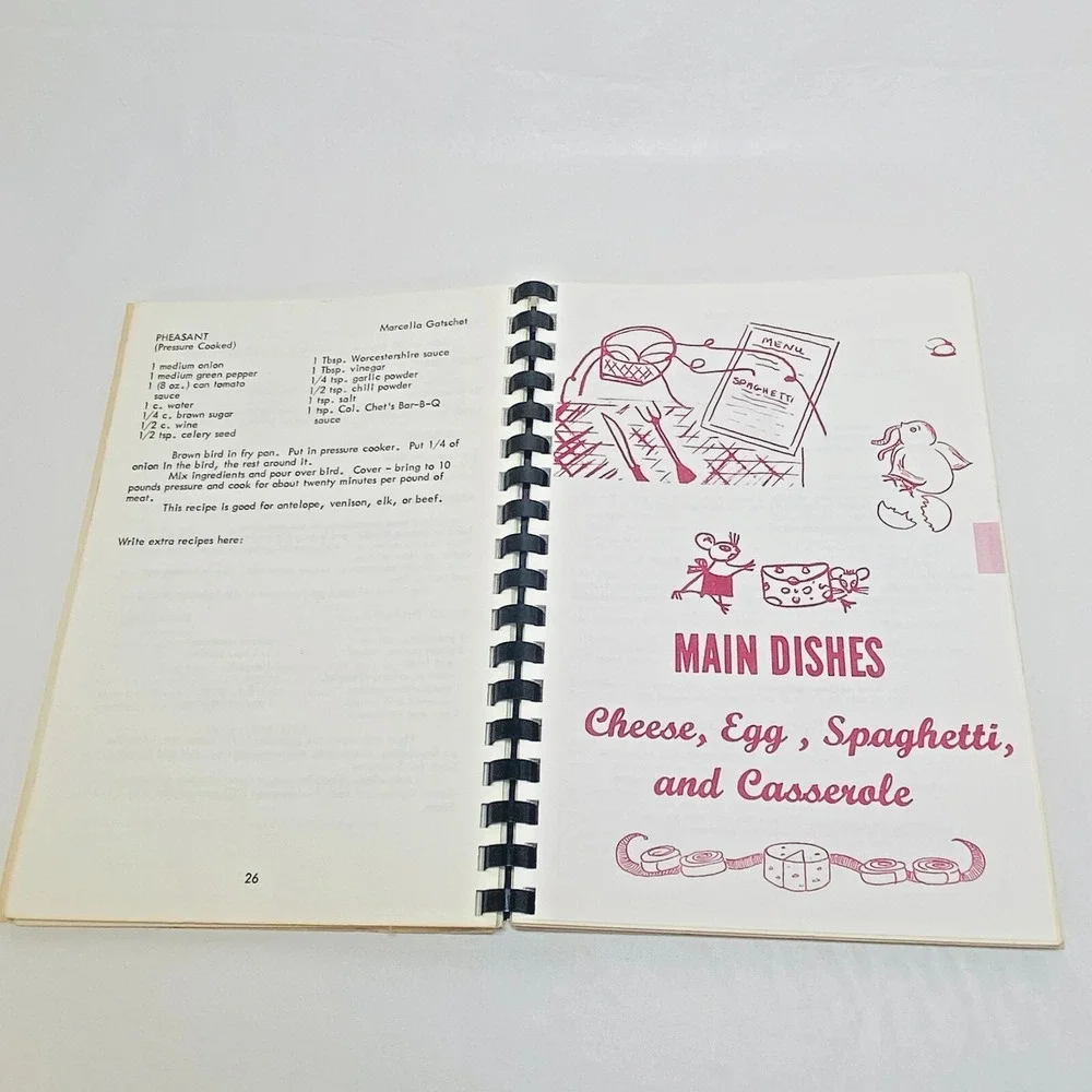Vintage 1973 Cookbook by‎ Ladies Auxiliary United Transportation Union Recipes